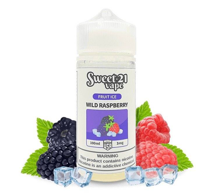 Fruity ice Sweet 21 Vape 100ml/3,6mg – Raspberry ( Mâm xôi lạnh ) –  Vape69.vn